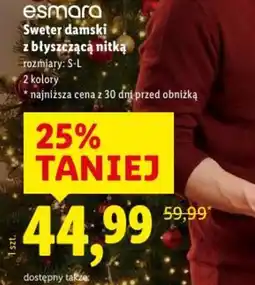 Lidl Sweter damski oferta