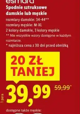Lidl Spodnie sztruksowe oferta