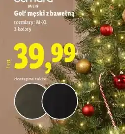 Lidl Golf męski z bawełną oferta