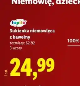 Lidl Body niemowlęce oferta