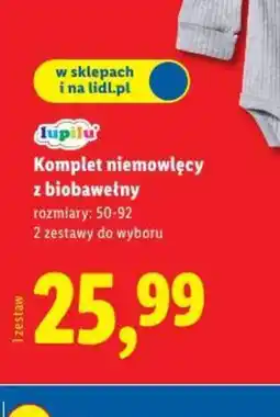 Lidl Body niemowlęce oferta