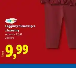 Lidl Legginsy niemowlęce oferta