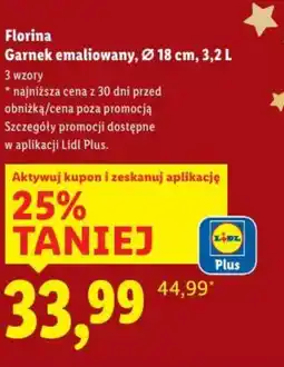 Lidl Garnek emaliowany oferta