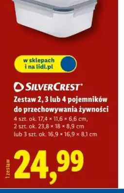 Lidl Zestaw pojemników do przechowywania żywności oferta