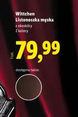 Lidl Wittchen Listonoszka męska oferta