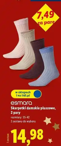 Lidl Skarpetki damskie rozm. 35-42 Esmara oferta