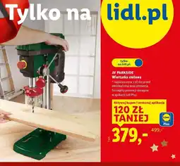 Lidl Wiertarka stołowa Parkside oferta