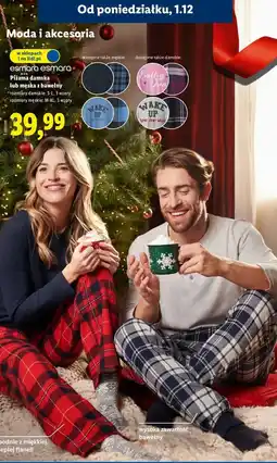 Lidl Piżama męska m-xl Esmara Livergy oferta