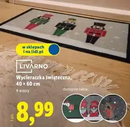 Lidl Wycieraczka świąteczna 40 x 60 cm Livarno oferta
