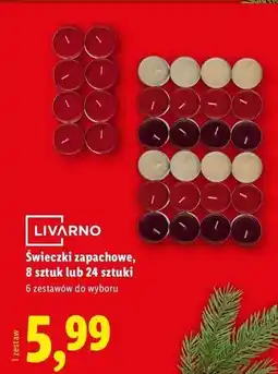 Lidl Świeczki zapachowe Livarno oferta