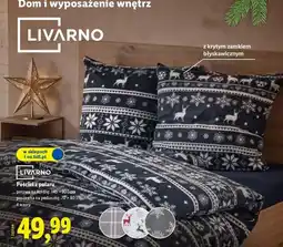 Lidl Komplet pościeli polarowej 140 x 200 + 70 80 cm Livarno Home oferta