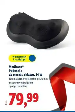 Lidl Poduszka do masażu shiatsu 24 w Medisana oferta
