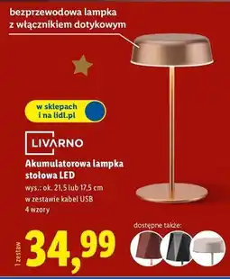 Lidl Lampka led Livarno Home oferta