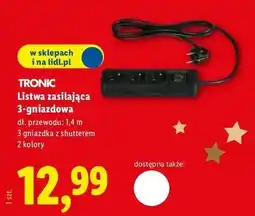 Lidl Listwa zasilająca 1.4 m Tronic oferta