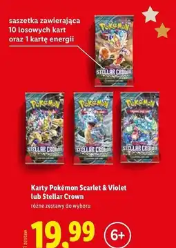 Lidl Karty pokemon stellar crown oferta
