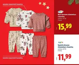 Lidl Spodnie dresowe 62 - 92 Lupilu oferta