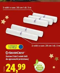 Lidl Folia do zgrzewarki szer. 20 cm Silvercrest oferta