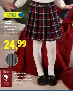 Lidl Spódniczka 98-128 cm Lupilu oferta