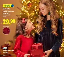 Lidl Sukienka dziewczęca 134-164 cm Esmara oferta