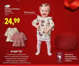 Lidl Sukienka niemowlęca 62-92 Lupilu oferta