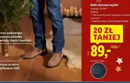 Lidl Botki skórzane męskie 41-46 Esmara oferta