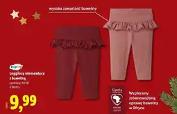 Lidl Legginsy niemowlęce 62-92 Lupilu oferta