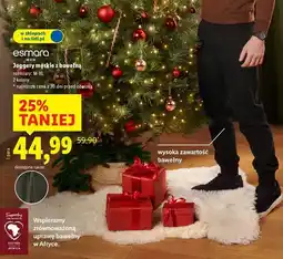 Lidl Joggery męskie m-xl Esmara oferta