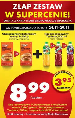 Biedronka Napój jabłko-jagoda Tymbark oferta