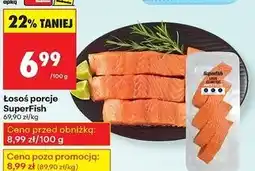 Biedronka Łosoś porcje Superfish oferta