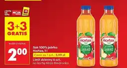 Biedronka Sok jabłkowy 100% Hortex oferta