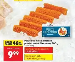 Biedronka Paluszki z fileta dorsza panierowane Marinero oferta