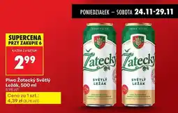 Biedronka Piwo Zatecky Svetly Lezak oferta