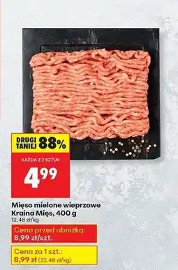 Biedronka Mięso mielone z karkówki wieprzowej Kraina Mięs oferta