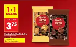 Biedronka Ciastka listki kakaowe Bonitki oferta