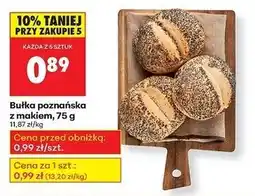 Biedronka Bułka poznańska z makiem oferta