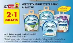 Biedronka Serek lekki naturalny Hochland Almette oferta