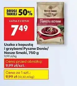 Biedronka Uszka z kapustą i grzybami Pyszne Danie oferta