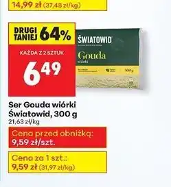 Biedronka Ser gouda wióry Światowid oferta