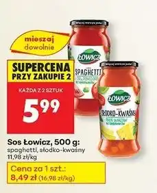 Biedronka Sos słodko-kwaśny Łowicz oferta