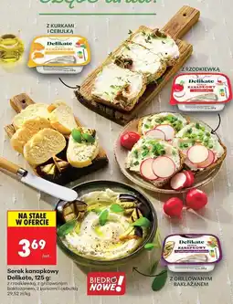 Biedronka Serek kanapkowy z grillowanym bakłażanem Delikate oferta