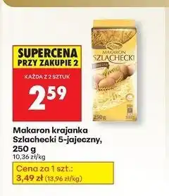 Biedronka Makaron szlachecki 5-jajeczny Szlachecki oferta