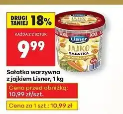 Biedronka Sałatka warzywna z jajkiem Lisner O Mamo! oferta