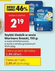 Biedronka Śledź w sosie grzybowym Marinero Szybki Śledzik oferta