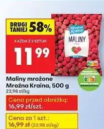 Biedronka Maliny Mroźna Kraina oferta