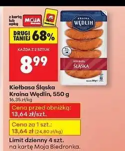 Biedronka Kiełbasa śląska Kraina Wędlin oferta