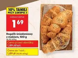 Biedronka Rogal z makiem oferta