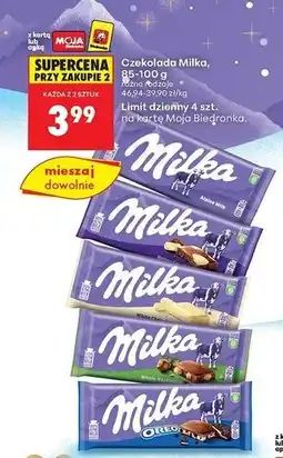 Biedronka Czekolada hazelnuts Milka oferta