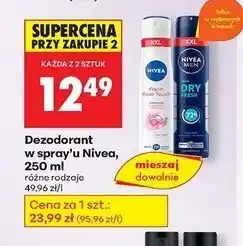 Biedronka Dezodorant Nivea Fresh Rose Touch oferta