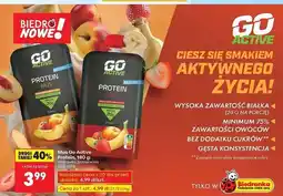 Biedronka Mus proteinowy brzoskwiniowy Go Active oferta