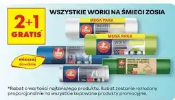 Biedronka Worki na śmieci 60 l waniliowe Zosia Samosia oferta